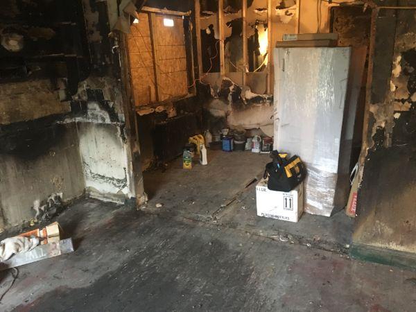 sandusky house fire cleaning